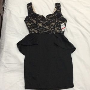 Lace black dress
